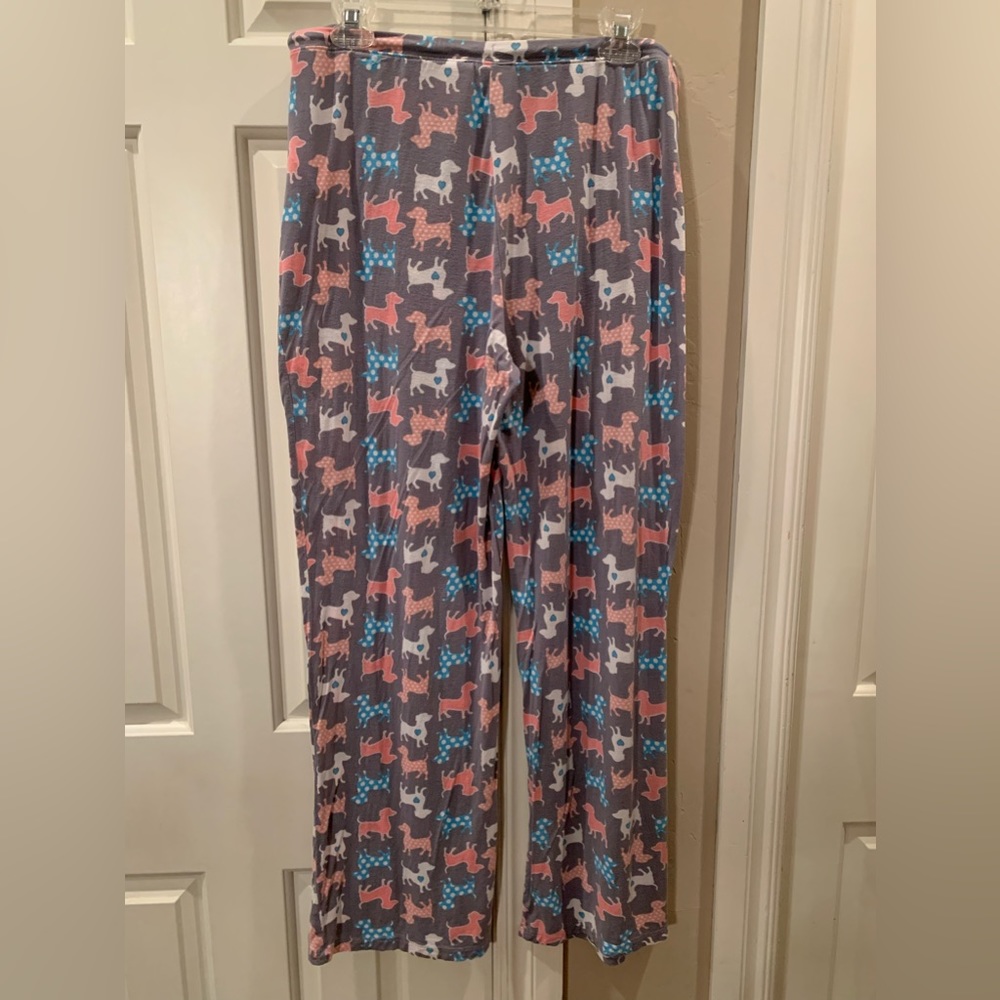 Tabitha Webb Sleepwear Women’s Dachshund Print Pajama Pants Size L - Picture 2 of 4